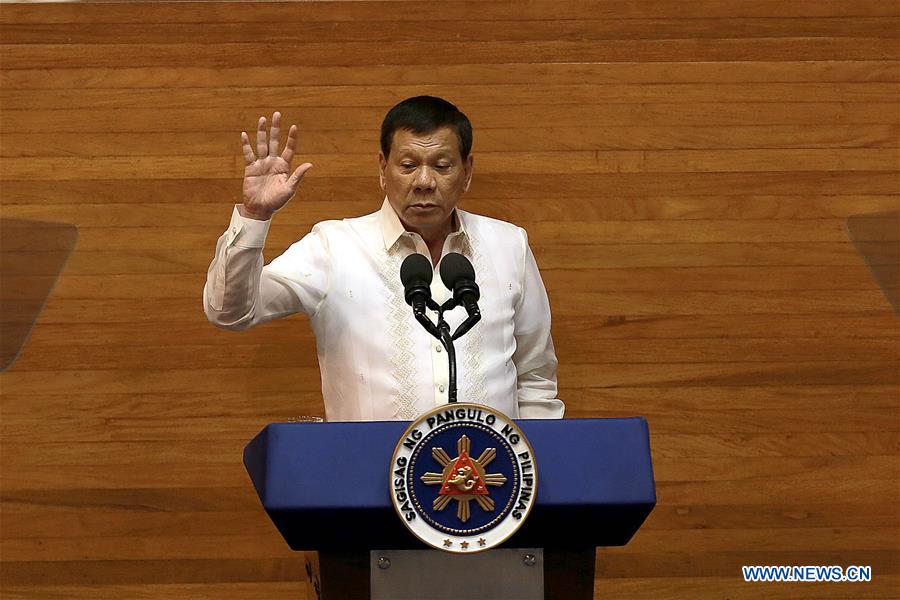 PHILIPPINES-QUEZON CITY-STATE OF THE NATION ADDRESS