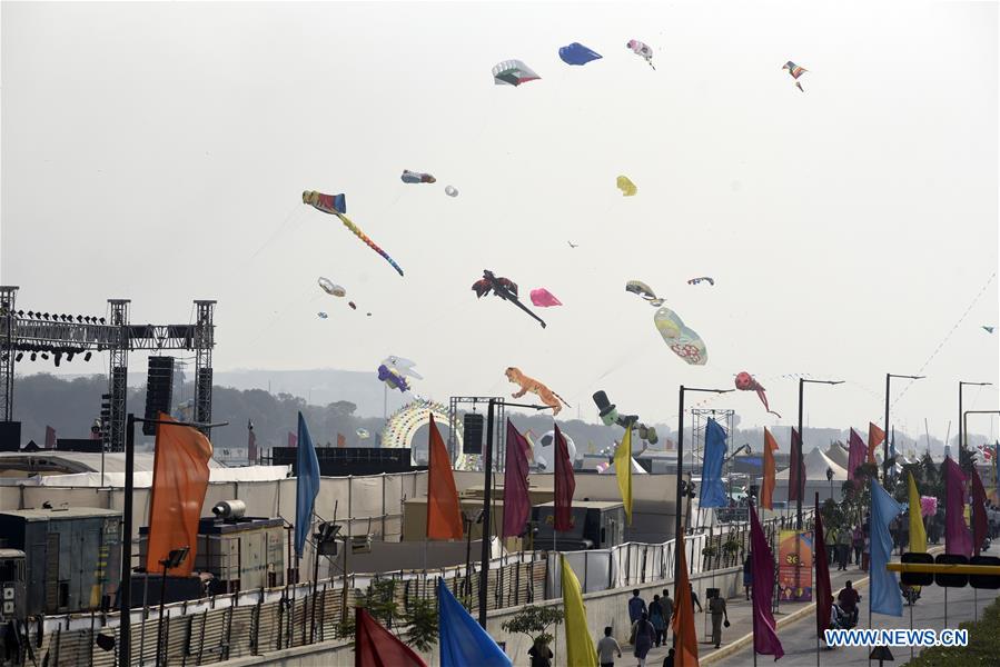 INDIA-AHMADABAD-INTERNATIONAL KITE FESTIVASL