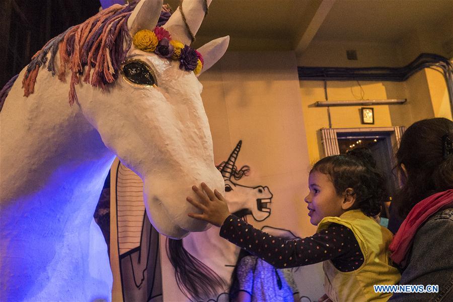 INDIA-KOLKATA-UNICORN STREET ART FESTIVAL