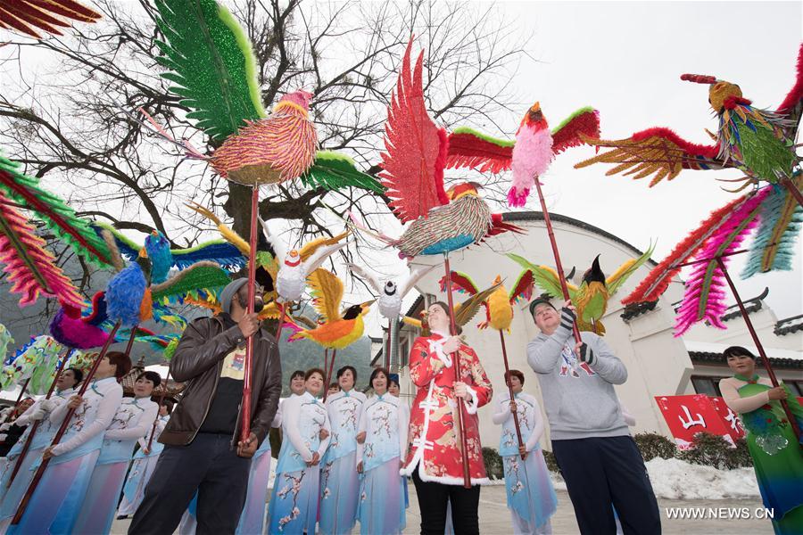 CHINA-ZHEJIANG-ANJI-FOREIGNER-SPRING FESTIVAL (CN) 