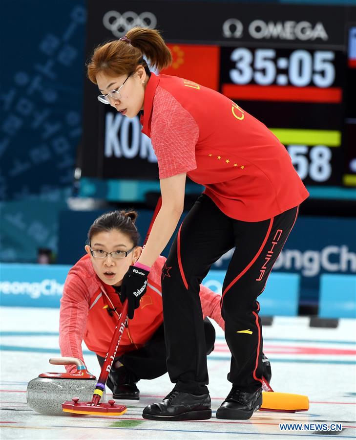 (SP)OLY-SOUTH KOREA-PYEONGCHANG-CURLING-WOMEN-ROUND ROBIN-CHN VS KOR 