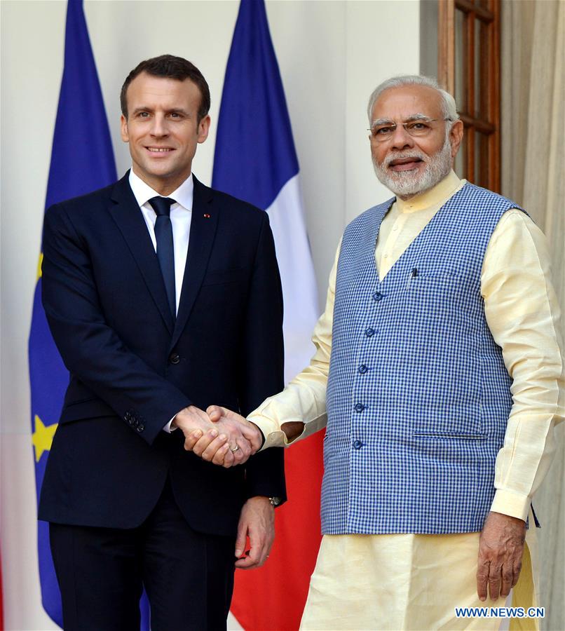 INDIA-NEW DELHI-FRANCE-DIPLOMACY