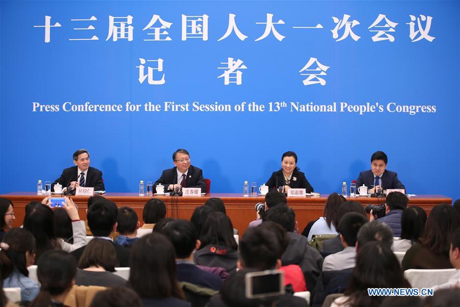 (TWO SESSIONS)CHINA-BEIJING-NPC-PRESS CONFERENCE (CN)