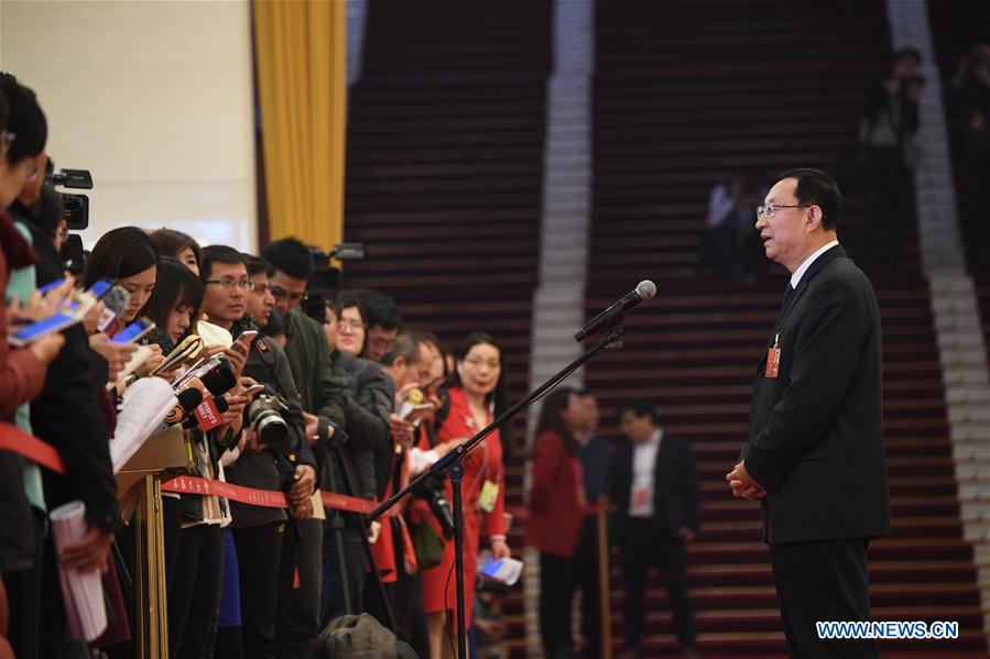 (TWO SESSIONS)CHINA-BEIJING-NPC-MINISTERS-INTERVIEW (CN)