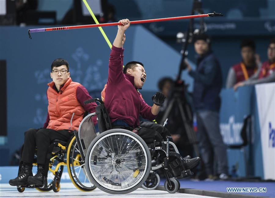 (SP)OLY-PARALYMPIC-SOUTH KOREA-PYEONGCHANG-WHEELCHAIR CURLING