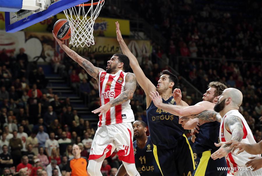 (SP)SERBIA-BELGRADE-BASKETBALL-EUROLEAGUE-CRVENA ZVEZDA VS FENERBAHCE