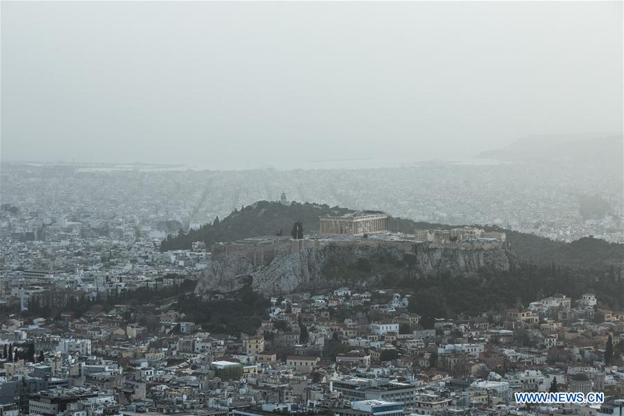 GREECE-ATHENS-DUST STORM