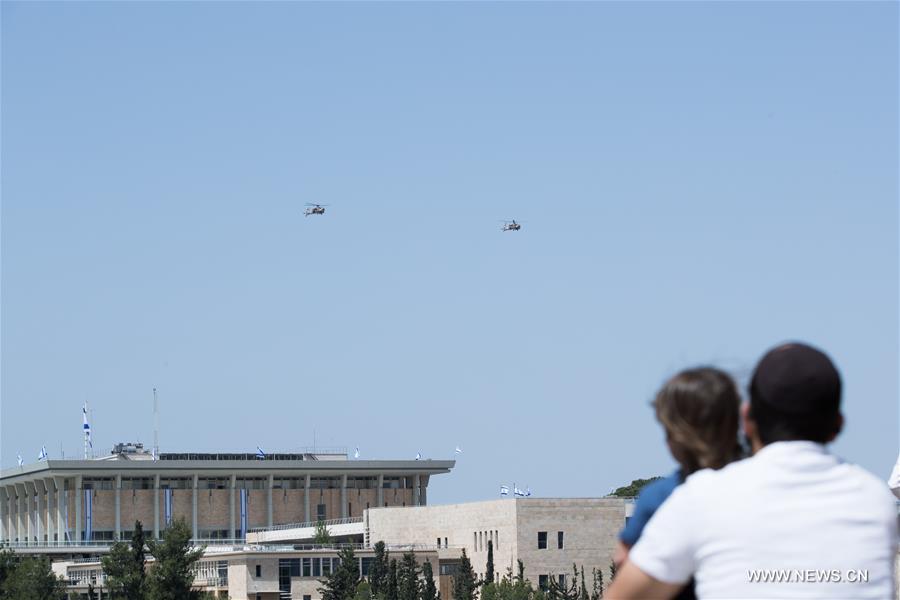 MIDEAST-JERUSALEM-ISRAEL'S INDEPENDENCE DAY-AIR SHOW