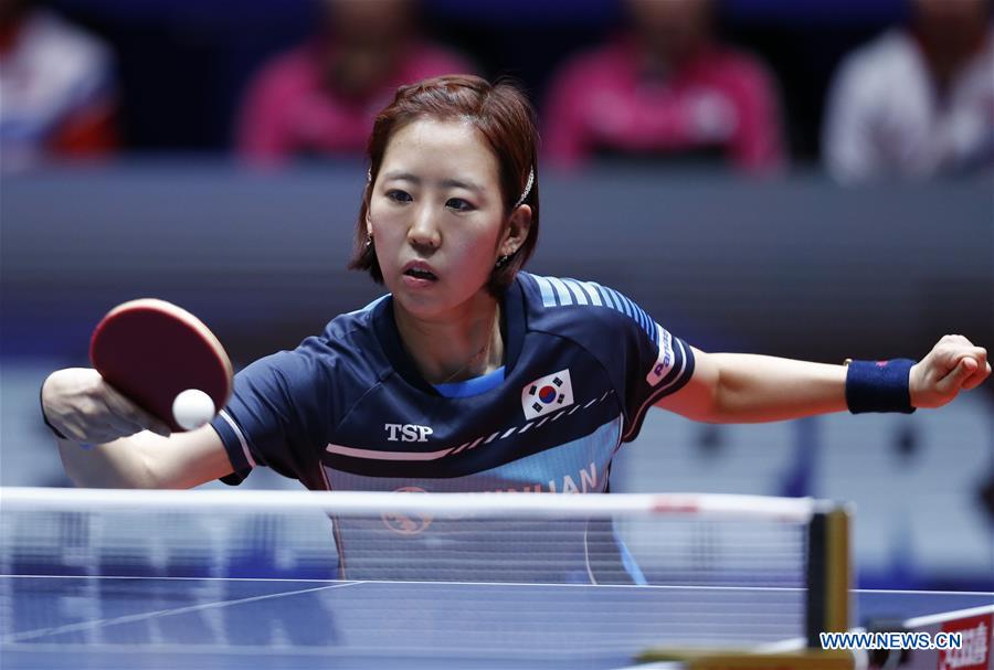 (SP)SWEDEN-HALMSTAD-ITTF WORLD TEAM CHAMPIONSHIPS 2018-SEMIFINAL-DPRK AND SOUTH KOREA