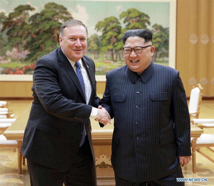 DPRK-KIM JONG UN-U.S.-POMPEO-MEETING