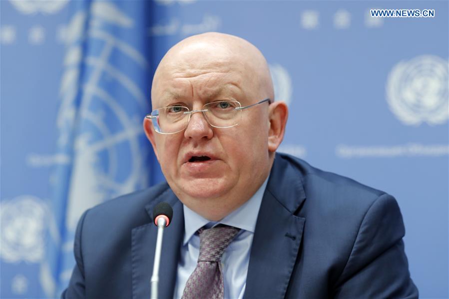 UN-SECURITY COUNCIL-VASSILY NEBENZIA-PRESS CONFERENCE