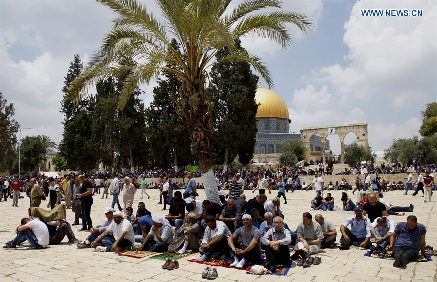 MIDEAST-JERUSALEM-AL-AQSA MOSQUE COMPOUND-RAMADAN