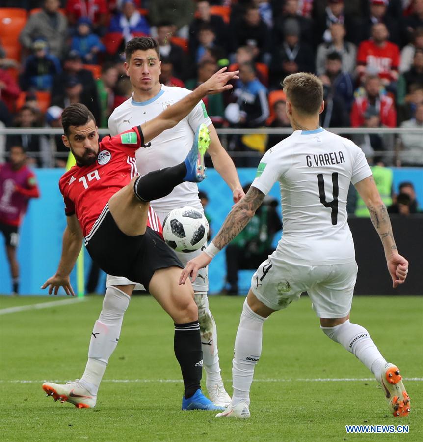 (SP)RUSSIA-YEKATERINBURG-2018 WORLD CUP-GROUP A-EGYPT VS URUGUAY