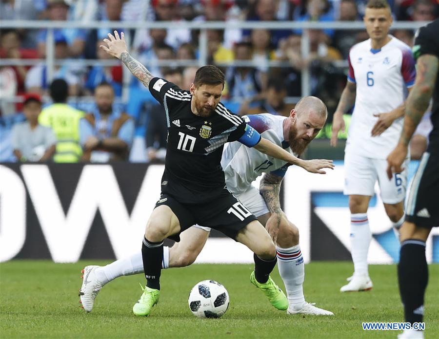 (SP)RUSSIA-MOSCOW-2018 WORLD CUP-GROUP D-ARGENTINA VS ICELAND