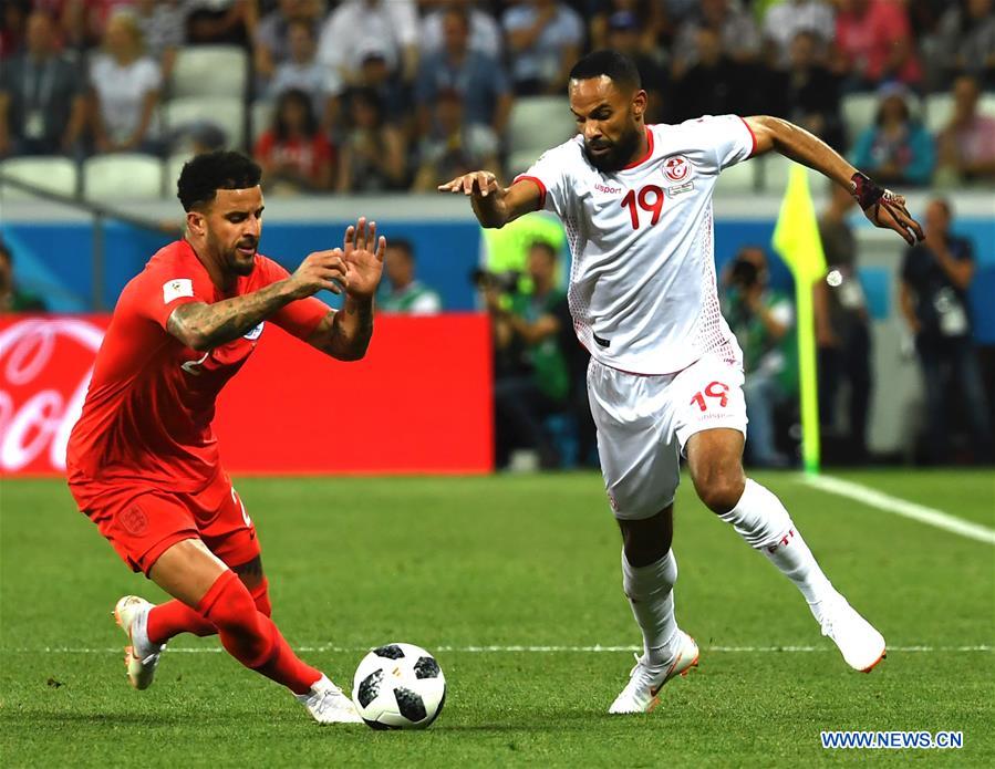 (SP)RUSSIA-VOLGOGRAD-2018 WORLD CUP-GROUP G-TUNISIA VS ENGLAND