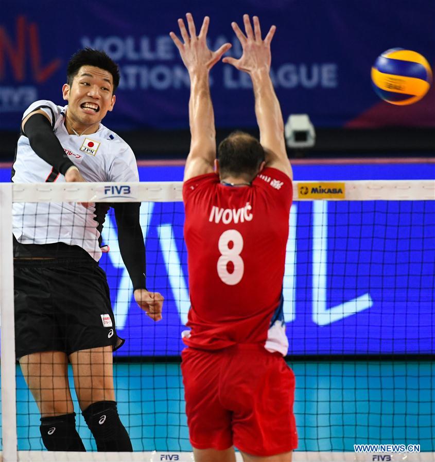 (SP)CHINA-JIANGMEN-VOLLEYBALL-FIVB NATIONS LEAGUE-MEN (CN)