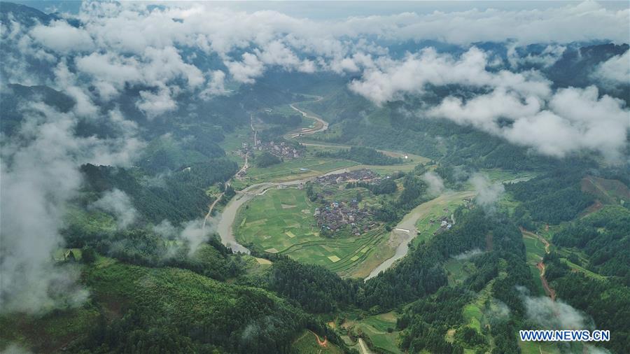 CHINA-GUIZHOU-RONGJIANG-DONG VILLAGE-SCENERY(CN)