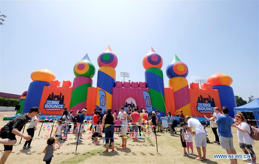 U.S.-LOS ANGELES-BIG BOUNCE HOUSE