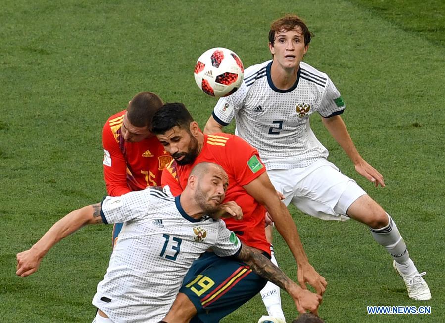 (SP)RUSSIA-MOSCOW-2018 WORLD CUP-ROUND OF 16-SPAIN VS RUSSIA