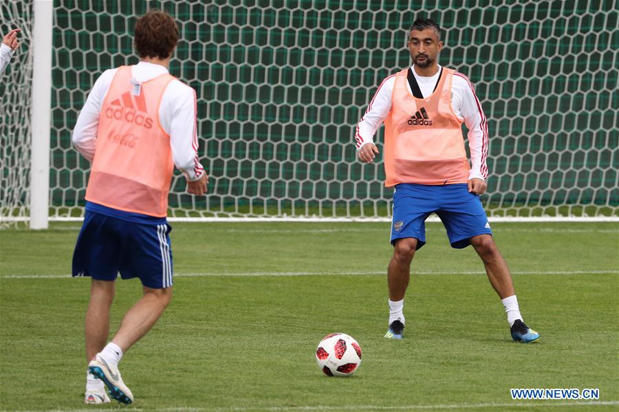 (SP)RUSSIA-MOSCOW-2018 WORLD CUP-RUSSIA-TRAINING