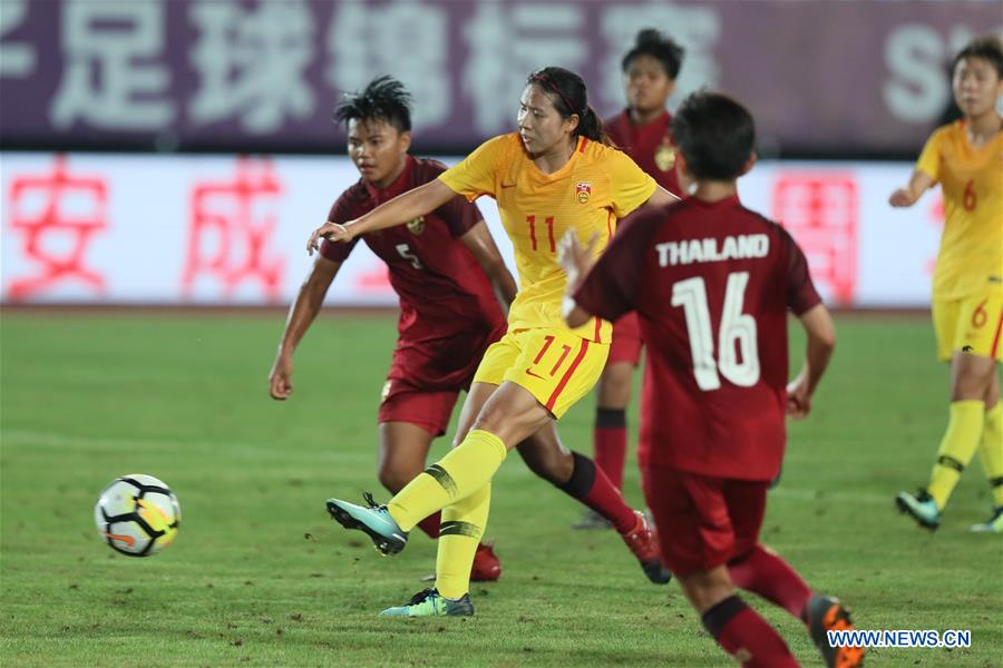 (SP)CHINA-DUYUN-FOOTBALL-INTERNATIONAL WOMEN'S YOUTH