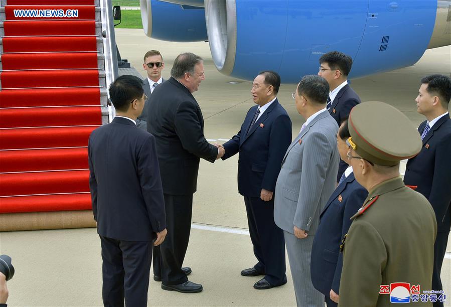 DPRK-PYONGYANG-U.S.-POMPEO-VISIT