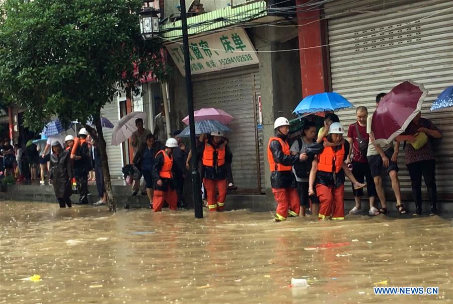 #CHINA-GANSU-HEAVY RAIN-EVACUATION (CN*)