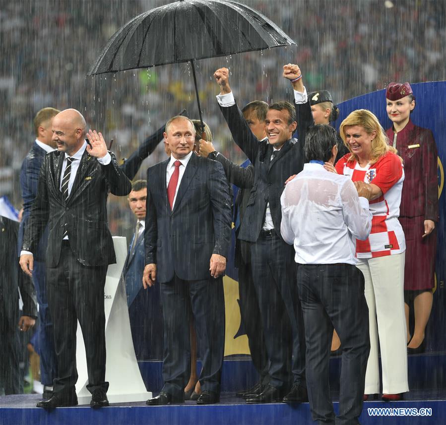 (SP)RUSSIA-MOSCOW-2018 WORLD CUP-FINAL-FRANCE VS CROATIA