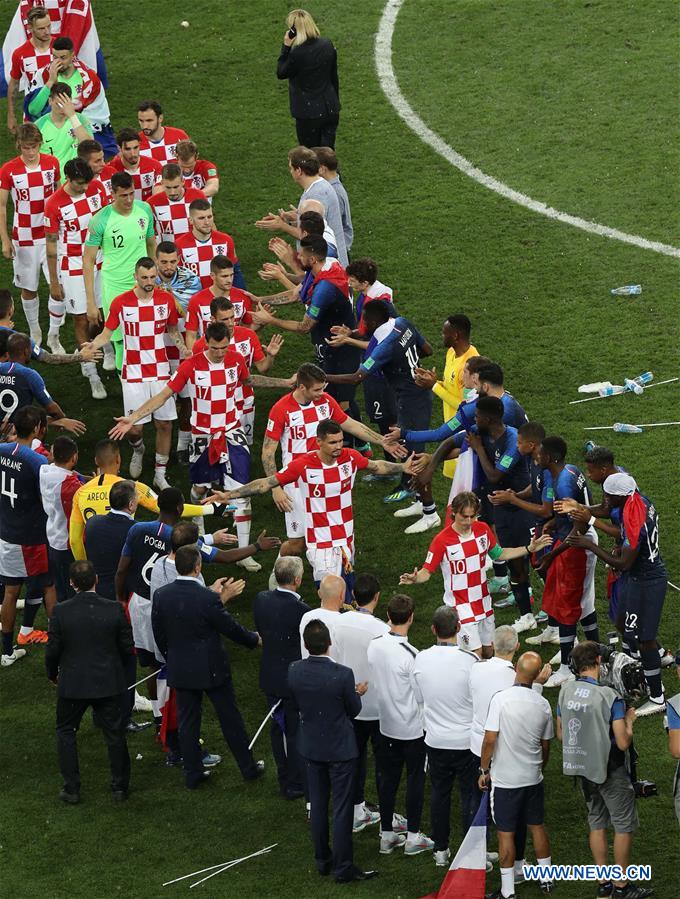 (SP)RUSSIA-MOSCOW-2018 WORLD CUP-FINAL-FRANCE VS CROATIA