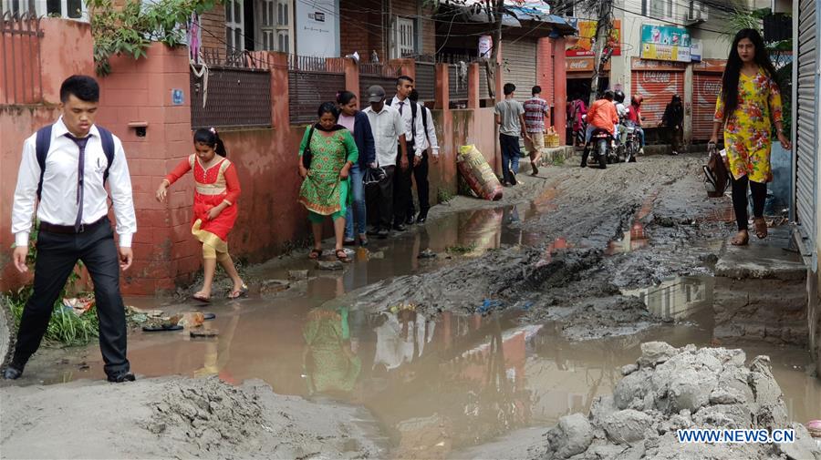 NEPAL-KATHMANDU-TORRENTIAL RAIN