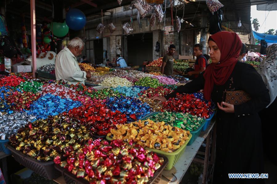 MIDEAST-GAZA-EID AL-ADHA-MARKET