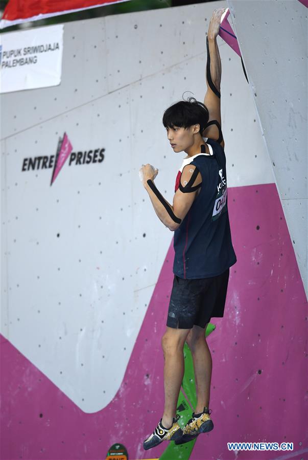 (SP)INDONESIA-PALEMBANG-ASIAN GAMES-SPORT CLIMBING