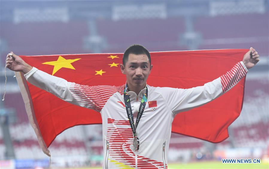 (SP)INDONESIA-JAKARTA-ASIAN GAMES-ATHLETICS-MEN'S LONG JUMP