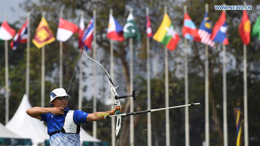 (SP)INDONESIA-JAKARTA-ASIAN GAMES-ARCHERY-RESERVE MIXED TEAM