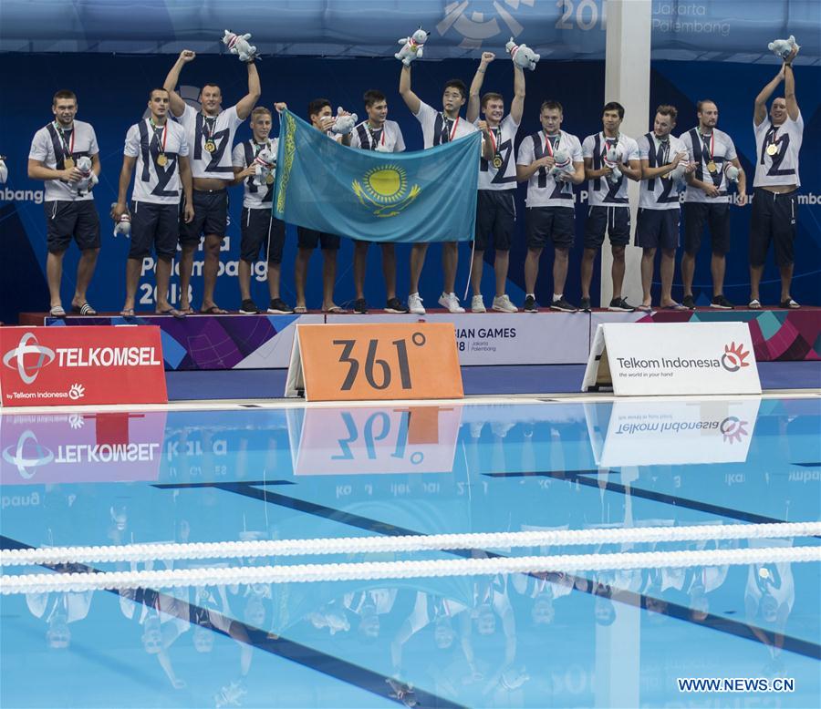 (SP)INDONESIA-JAKARTA-ASIAN GAMES-WATER POLO-MEN'S FINAL