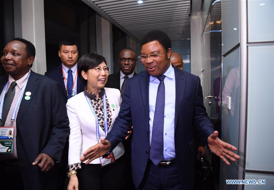 CHINA-BEIJING-TANZANIAN PM-ARRIVAL (CN)