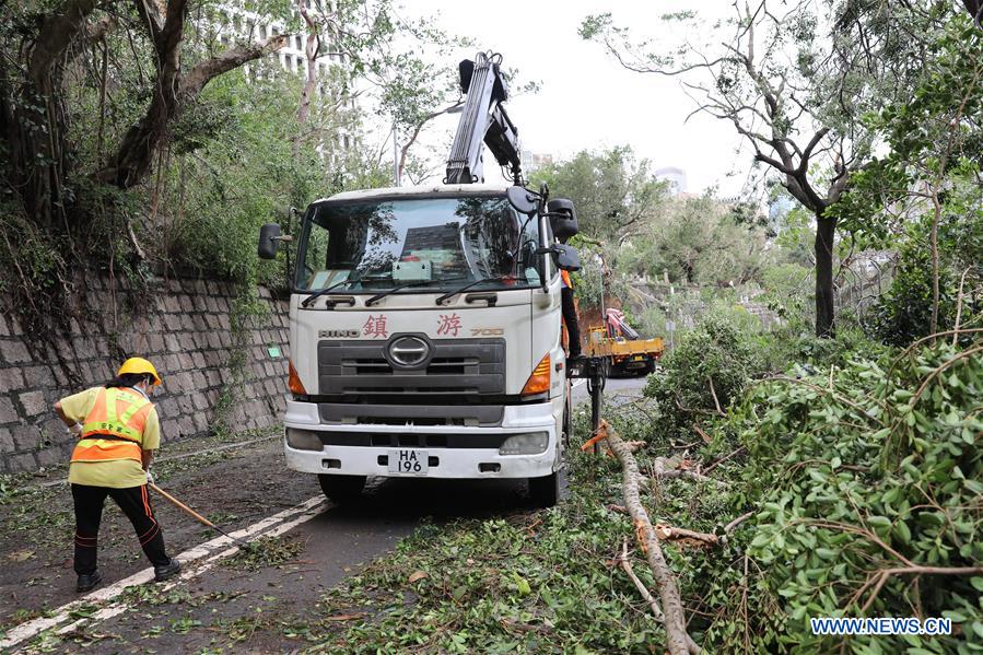 CHINA-HONG KONG-TYPHOON MANGKHUT-AFTERMATH (CN)