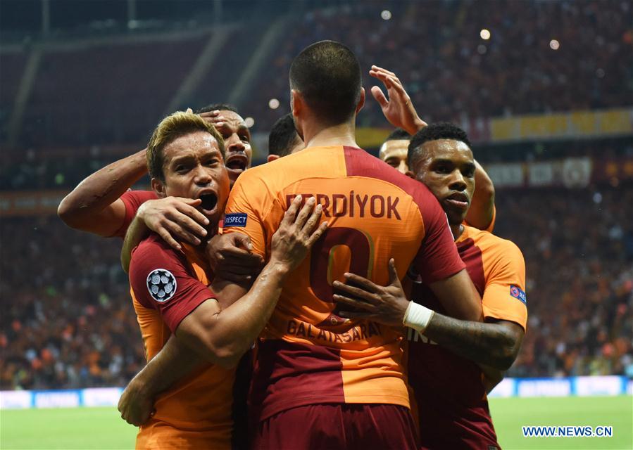 (SP)TURKEY-ISTANBUL-SOCCER-UEFA CHAMPIONS LEAGUE-GALATASARAY VS LOKOMOTIV MOSCOW