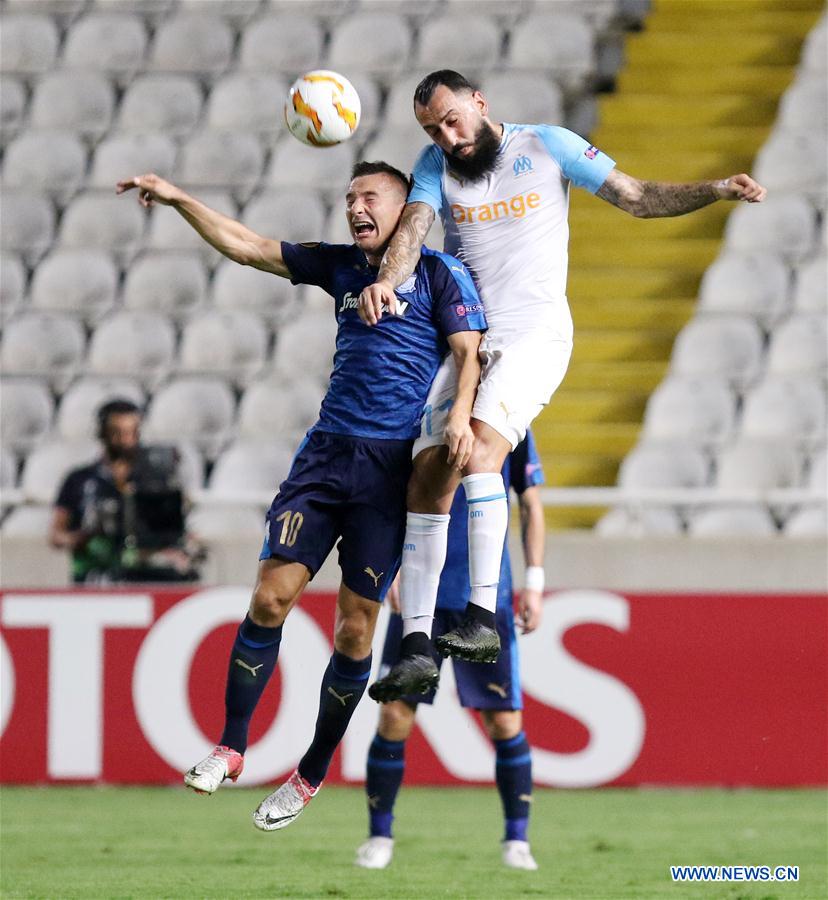 (SP)CYPRIS-NICOSIA-SOCCER-UEFA EUROPA LEAGUE-APOLLON VS MARSEILLE