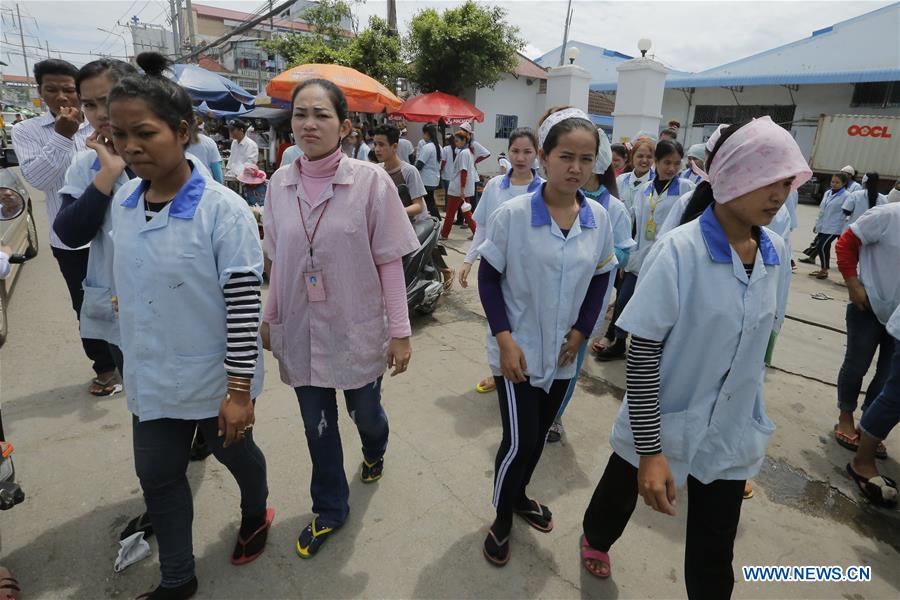 CAMBODIA-PHNOM PENH-MINIMUM WAGE-GARMENT-FOOTWEAR-RAISING