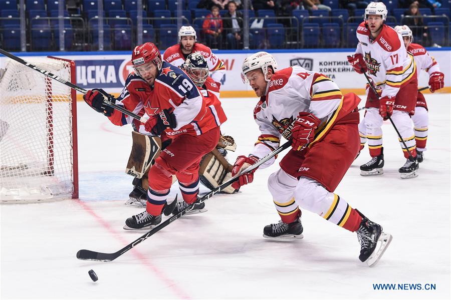 (SP)RUSSIA-MOSCOW-ICE HOCKEY-KHL-CSKA VS KUNLUN