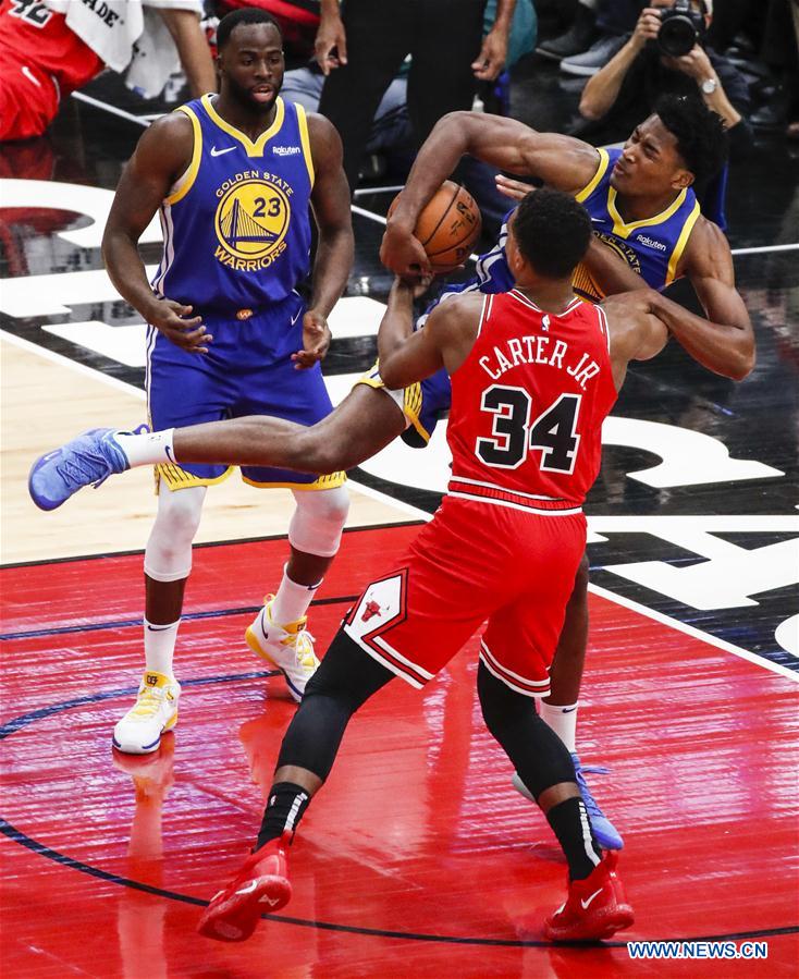 (SP)US-CHICAGO-NBA-WARRIORS VS BULLS