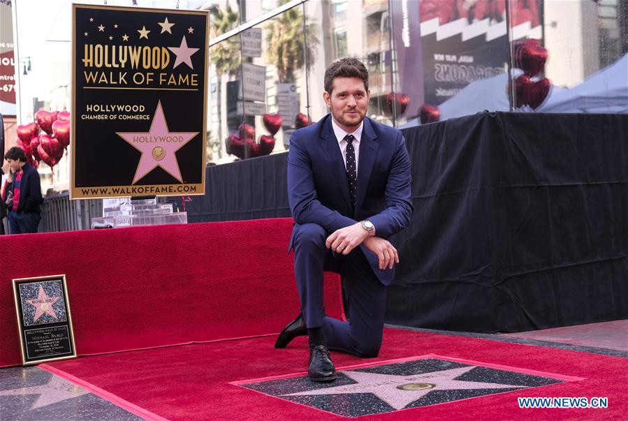 U.S.-LOS ANGELES-MICHEAL BUBLE-STAR