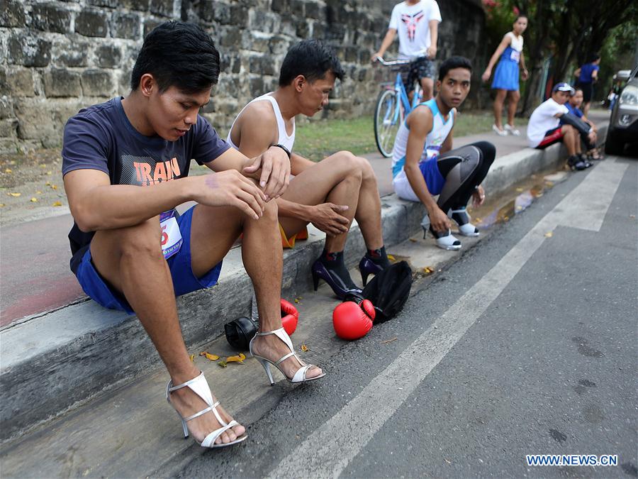 PHILIPPINES-MARIKINA CITY-STILETTO RACE