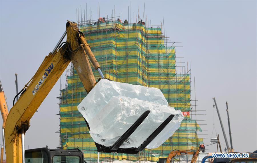 CHINA-HARBIN-SNOW WORLD THEME PARK-CONSTRUCTION(CN)