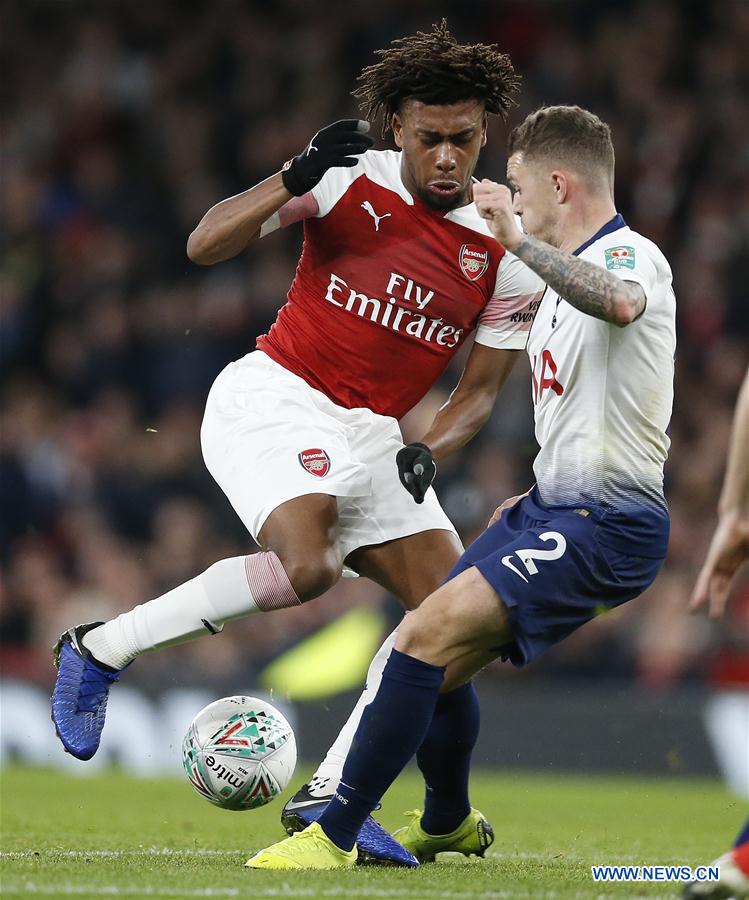 (SP)BRITAIN-LONDON-FOOTBALL-CARABAO CUP-ARSENAL VS TOTTENHAM HOTSPUR