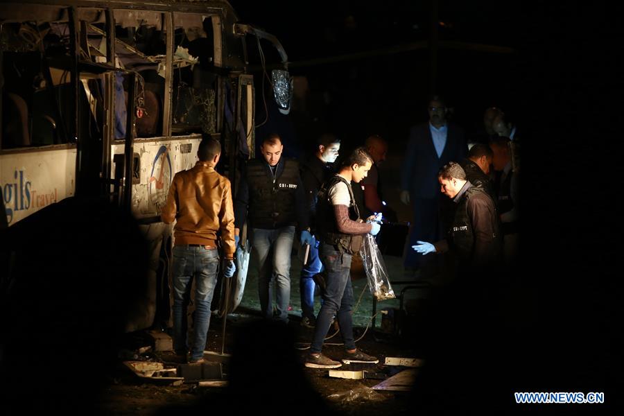 EGYPT-GIZA-BUS BLAST