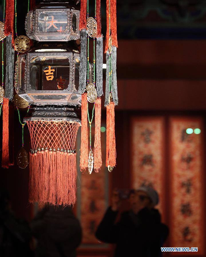 (InPalaceMuseum)CHINA-BEIJING-THE FORBIDDEN CITY-SPRING FESTIVAL CELEBRATION (CN)