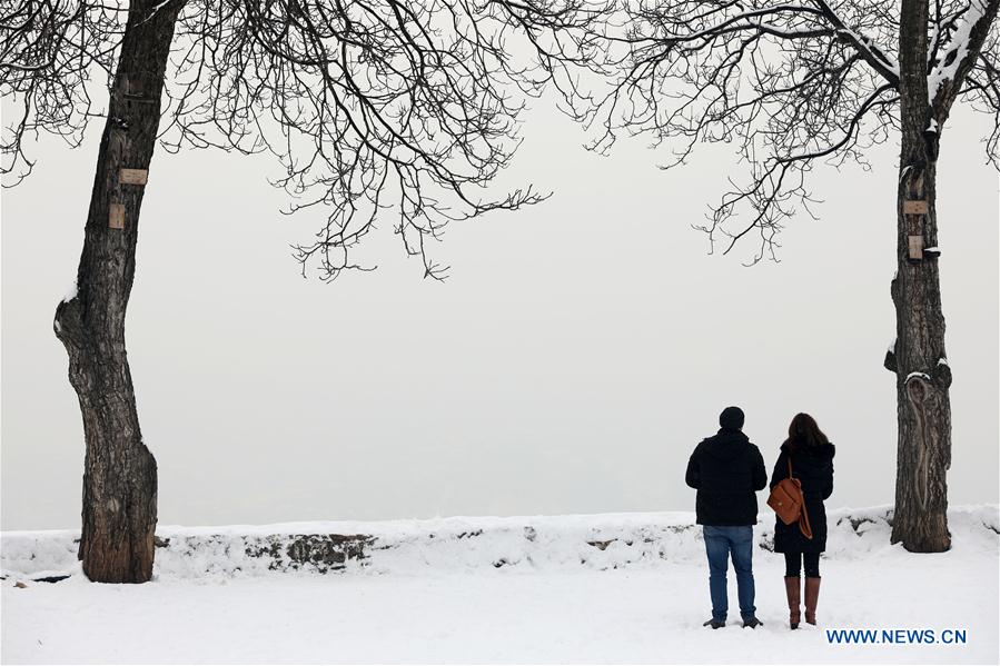 BOSNIA AND HERZEGOVINA-SARAJEVO-HEAVY AIR POLLUTION