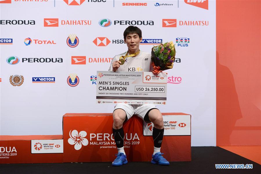 (SP)MALAYSIA-KUALA LUMPUR-BADMINTON-MALAYSIA MASTERS 2019-FINAL